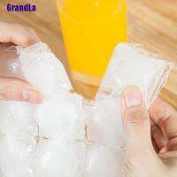 50Pcs Ice Cube Bags Clear Fridge Freezer Self-Sealing Plastic Bags