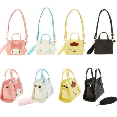 Kawaii Sanrio My Melody Hello Kitty Cinnamoroll Fashion Cartoon Side Backpack Messenger Bag Hand-Held Dual-Use Bag Storage Bag