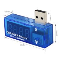 Digital USB charging current voltage Tester charger doctor voltmeter ammeter Turn transparent