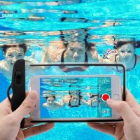 Underwater luminous mobile phone bag cover with waterproof bag mobile phone cover transparent sealed swimming mobile phone cover