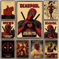 Retro Wall Art เนื้อเรื่อง Deadpool: ภาพวาดผ้าใบคุณภาพสูงสำหรับห้องเด็กตกแต่งบ้านบาร์และคาเฟ่