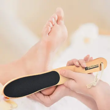 Professional Foot File Callus Remover - Wooden Foot Scrubber Filer