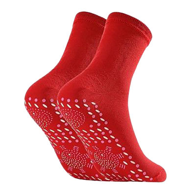 ผู้ชายผู้หญิงฤดูหนาว Warm Thicken ถุงเท้าความร้อนทัวร์มาลีนถุงเท้าแม่เหล็ก Self Heating Tpy Magnetic Tpy Pain Relief Socks