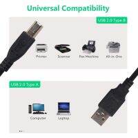 A Male To B Male USB Dual Shielding USB 2.0 Male-To-Male Cable High Speed 480 Mbps for PC Scanner Printer Computer 0.5m/1.5m Cables  Converters