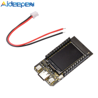 Aideepen บอร์ดพัฒนา + BT ESP32พร้อมจอแสดงผล LCD TTGO T-Display ESP32โมดูล WIFI BT 1.14นิ้วบอร์ดพัฒนา LCD