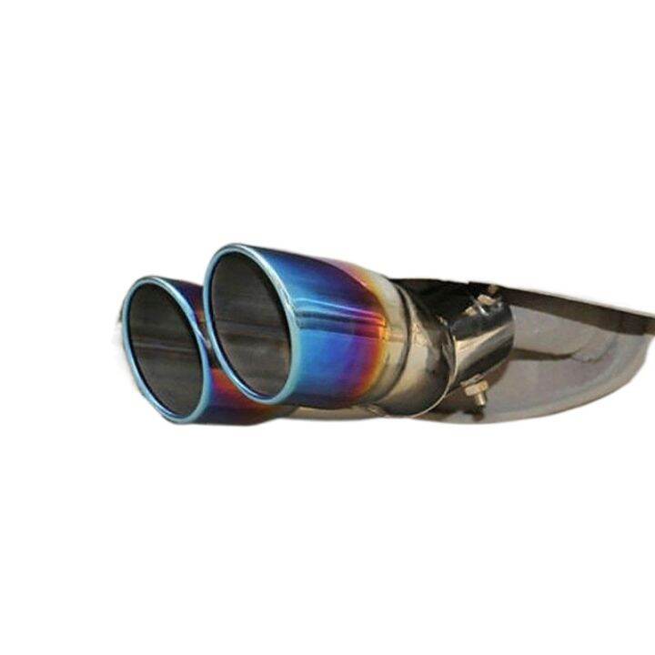 COD CAR DOUBLE EXHAUST MUFFLER TIP /CAR PIPE Lazada PH