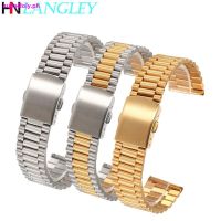 Suitable For 12Mm 14Mm 16Mm 18Mm 20Mm Stainless Steel Watch Band Metal Business Replacement Bracelet Universal Strap Men S Women