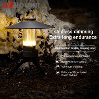 LIZHOUMIL โคมไฟ Led 3-In-1,ไฟเข้าค่ายเเบบพกพาไฟฉุกเฉินแขวนหรี่ได้หลายฟังก์ชั่นไฟ Led สำหรับตั้งแคมป์