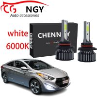 New หลอดไฟตัดหมอก LED 12V 6000K สีขาว สําหรับ Hyundai Elantra 2011-2013 2 ชิ้น