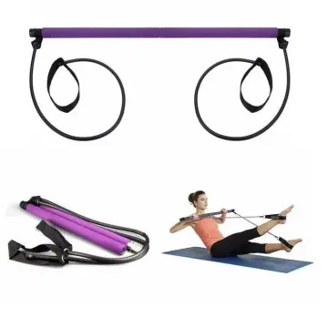 Shop Athesoo Gym Pilates Stick Pilates Bar Stick Kit Yoga Wall Pulley  Exercise Hip Buttock Home Workout Equipment Legs Fitness Resistance Bands  Trainer Pull Rods Rope Portable Home Gym Pilates Gym Set