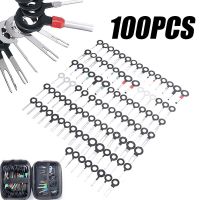 100Pcs Pin Extractor Set Car Wire Crimp Terminals Removal Tool Kits Auto Repair Hand Tools Stylus Automotive Plugs Puller in Box