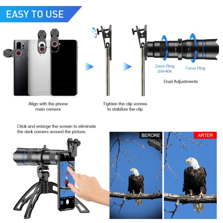 apexel-optional-hd-20x-40x-zoom-telescope-telephoto-lens-camera-mobile-lens-selfie-tripod-for-samsung-iphone-all-smartphones