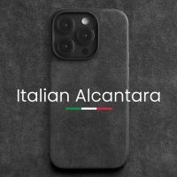 【CC】 ALCANTTA-Phone para iPhone 14 Max 12 13 Mini 11 XS 7 8 Plus Supercar Mesmo Couro artificial Capa de Luxo Empresarial