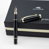 Gold Clip Fine Nib Fountain Pen Jinhao 500 1pc/lot 0.5mm Student Practice Calligraphy Ink Pens School Office Supplies  Pens