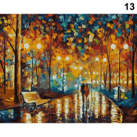 Painting By Numbers Scenery DIY Oil Coloring By Numbers Street Landscape Canvas Paint Art Pictures Home Decor CLH8