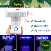 Đèn bể cá LED KẸP ĐỔI MÀU 3 CHẾ ĐỘ thành hồ cá kích thước từ 15 đến 30cm
