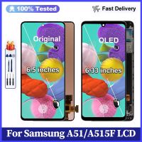 ของแท้สำหรับ Samsung Galaxy A51สัมผัสหน้าจอ LCD หน้าจอดิจิตอล OLED สำหรับ Samsung A515 SM-A515F ประกอบหน้าจอ LCD แทน