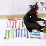 Vòng cổ cho mèo size 1cm, thích hợp cho mèo từ 2kg - 5kg, Shop Cat Mun thumbnail