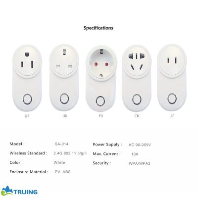 ★Truing WiFi Smart Socket eWeLink APP Remote Control AC 90-265V 10A Smart Plug For Alexa Home IFTTT