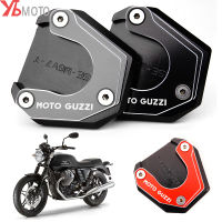 ใหม่สำหรับ MOTO GUZZI V7หินพิเศษ2012-2016 GUZZI 1200 SVIO รถจักรยานยนต์ CNC ขาตั้ง Extension Enlarger Kickstand แผ่น