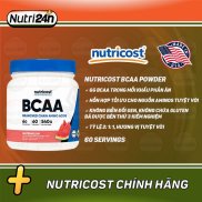 NUTRICOST BCAA POWDER 60 SER Chống Dị Hóa Cơ Bắp Tăng Sức Bền Tâp Luyện