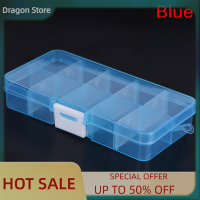 Dragon น้ำพลาสติก10ช่องปรับได้กล่องเก็บเครื่องประดับกรณีหัตถกรรมออแกไนเซอร์ลูกปัด