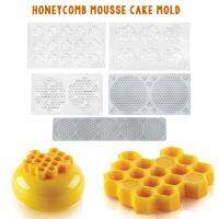 Bee Honeycomb Design Mousse Pastry ตกแต่งแม่พิมพ์ซิลิโคน Fondant เค้กแม่พิมพ์ขนมเบเกอรี่เครื่องมือครัว Bakeware