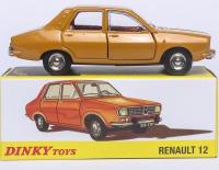 【Sell-Well】 Mamas &amp; Babies Atlas Dinky Toys 1424 1/43 RENAULT 12 Une ผลิตภัณฑ์รถ Diecast