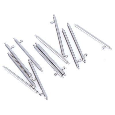10Pcs Hot Sale Quick Release Spring Bars Stainless Steel Watch Band Strap Pin Bar Tool Parts 12~24mm New Cable Management