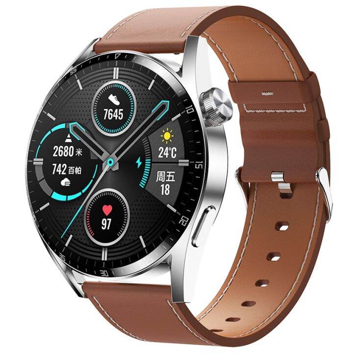 For Huawei Watch GT3 Pro AMOLED Smart Watch Men Answer Call Custom Dial ...