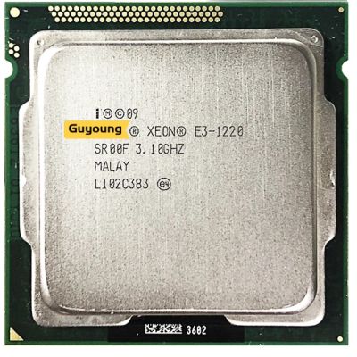 YZX Xeon E3 E3-1220 1220 3.1 GHz ใช้ Quad-Core Quad-Thread เครื่องประมวลผลซีพียู8M 80W LGA 1155