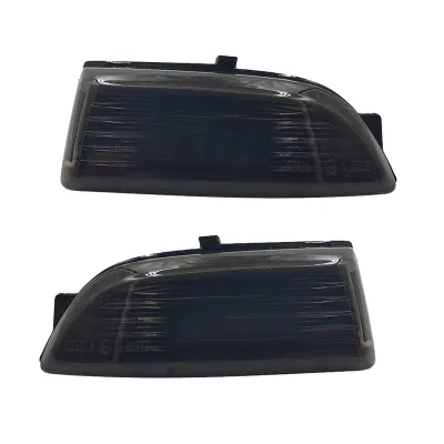 Left+Right Rearview Mirror Light Cover Indicator Turn Signal Lamp Cover for Ford Everest Ranger 2012-2020(Without Bulbs)