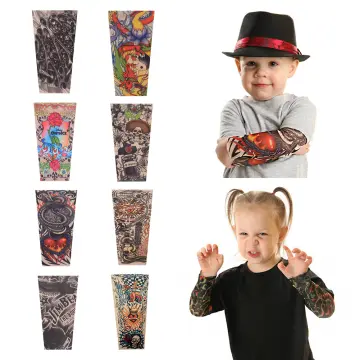 Buy Konsait 12Sheets Nightmare Before Christmas Large Full Arm Temporary  Tattoos Temporary Sleeve Tattoos Fake Body Art Arm Tattoo Black Tattoo Body  Stickers for Kids Adults Online at desertcartINDIA