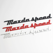 MAZDA SPEED Letter Sticker Car Emblems Badge Decorative Sticker Universal
