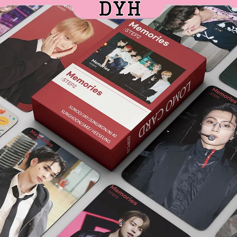 DYH 55pcs ENHYPEN Photocards Sacrifice LOMO Card KPOP Album Postcard  Collection Card