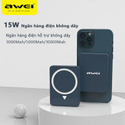 Awei 103 Ngân hàng điện không dây từ tính 10000 5000 8000 10000mah Sạc