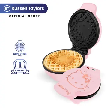 Sanrios Anime Melody Cinnamoroll Mini Electric Waffle Maker Portable  Sandwich Breakfast Maker Multifunctional Baking Cake Maker