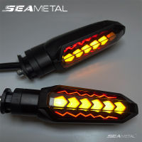 SEAMETAL 2Pcs ไฟเลี้ยว led ไฟเลี้ยวแฟลช 3สี หลอดไฟเลี้ยว 12V