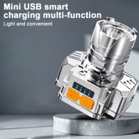 ไฟตกปลาไฟฉายกลางแจ้งแบบชาร์จไฟได้อเนกประสงค์แบบ Usb ไฟฉายคาดศีรษะ Led YZ