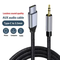 Kebiiss Tipe C Jantan Ke Jack Jantan 3.5Mm Kabel Audio AUX Adaptor Headphone Speaker Mobil untuk Konverter Samsung Xiaomi Huawei Tipe C