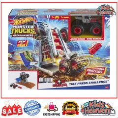 Hot Wheels Monster Trucks Arena Smashers 5-Alarm Fire Crash
