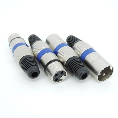 3 Pin XLR Male Female Microphone Audio Wire Cable wire Connector Solder 3 Pole XLR Plug Jack Audio Socket Mic Adapter t1
