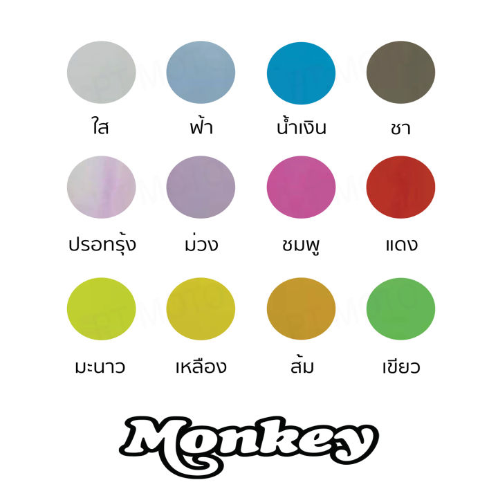 ฟิล์มมอเตอร์ไซค์ราคาถูก-รุ่นยอดฮิต-ฟิล์มกันรอยเรือนไมล์-honda-monkey125-ฟิล์มฮอนด้ามังกี้