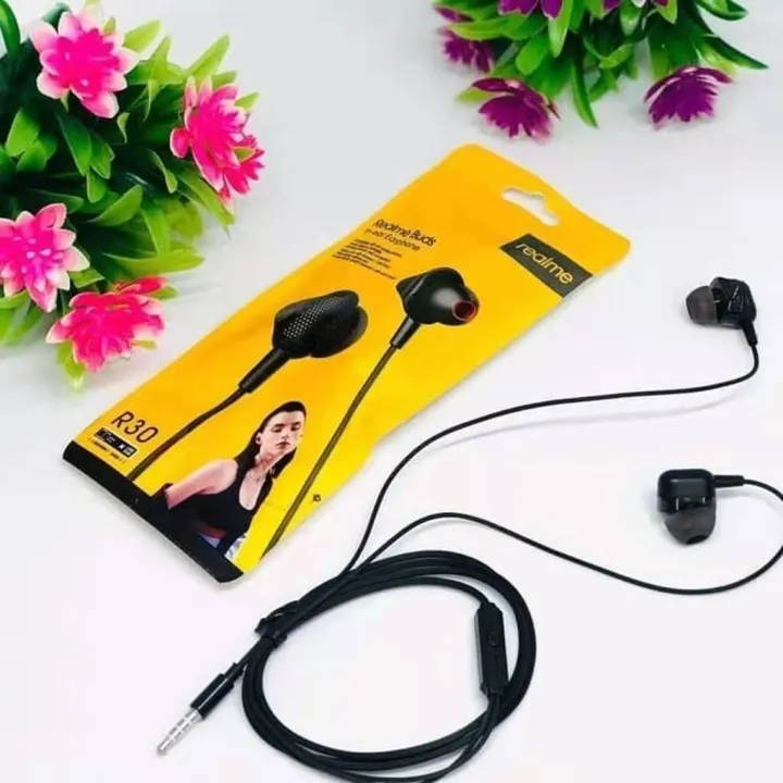 BUY 1TAKE 1Realme R30 wired headset Buds Inear Earphone Stereo