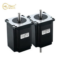 HLTNC 57มิลลิเมตร3a Nema 23 4สาย2เฟส Stepper มอเตอร์82มิลลิเมตรความยาว2.2 N.m แรงบิด315Oz-in Nema23เครื่องยนต์สำหรับ CNC แกะสลักเราเตอร์