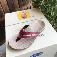 Scholl รองเท้าสกอลล์- Biom Beck  รองเท้าแตะคีบUnisex รองเท้าสุขภาพ รองรับอุ้งเท้า สำหรับภาวะเท้าแบน ส้นสูง 4 เซน