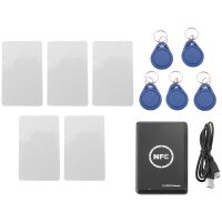 RFID Copier Duplicator Keyfob NFC Smart Card Reader Writer 13.56MHz Encrypted Programmer USB UID EM4305 Card Tag Copy