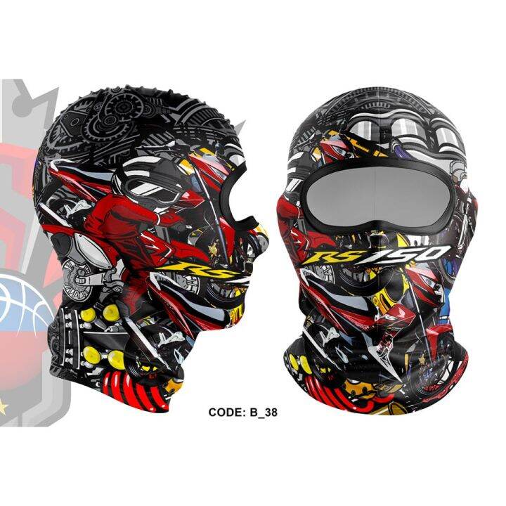 FULL FACE COVER MASK FULL SUBLIMATION VOLUME 6.0 OP Lazada PH