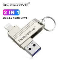 Usb โลหะ3.0แฟลชไดร์ฟสำหรับ Iphone พร้อม2 In 1 USB ปกติสายฟ้า Usb3.0 Pendrive สำหรับ Iphone 7/8 // 11/12/13 /14/สำหรับ Ipad