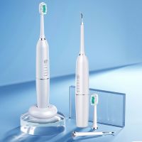 ZZOOI Rechargeable Adult Waterproof Electronic Tooth with 5 Cleaning Modes Tooth Brush